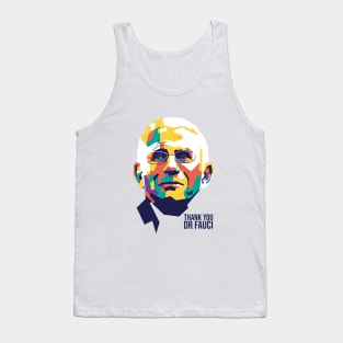 Dr Fauci On WPAP Pop Art Tank Top